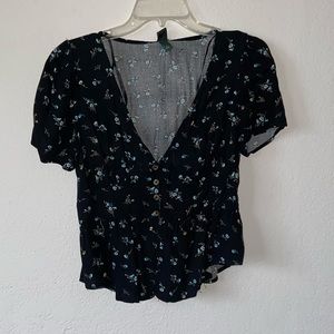 Wild Table floral top (M)